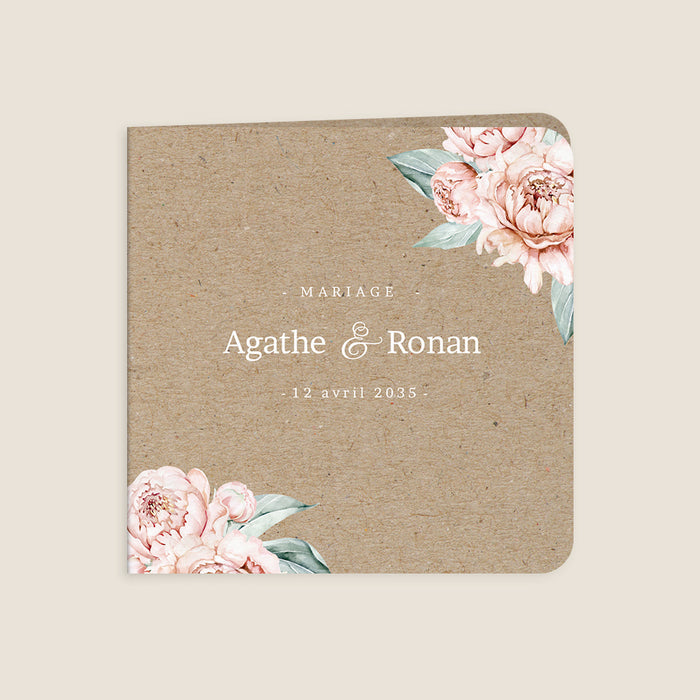 Les iconiques de Planet Cards Pivoines et Kraft