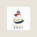 Cartes de Voeux Mairie Sapin stylisé & détails doré