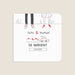 Faire-part mariage romantique Illustration papa et maman