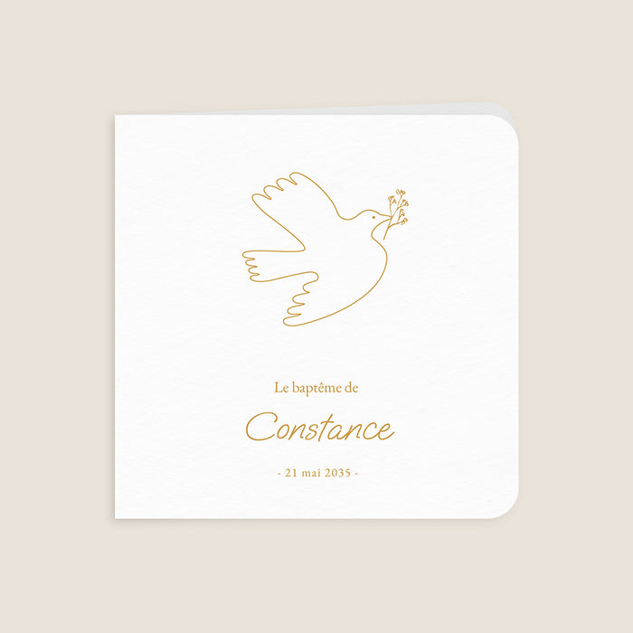 Les iconiques de Planet Cards Colombe élégante