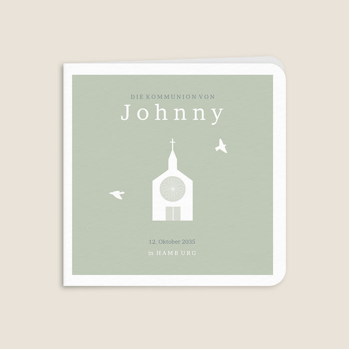Kommunion Einladungskarten Kleine Grafikkirche