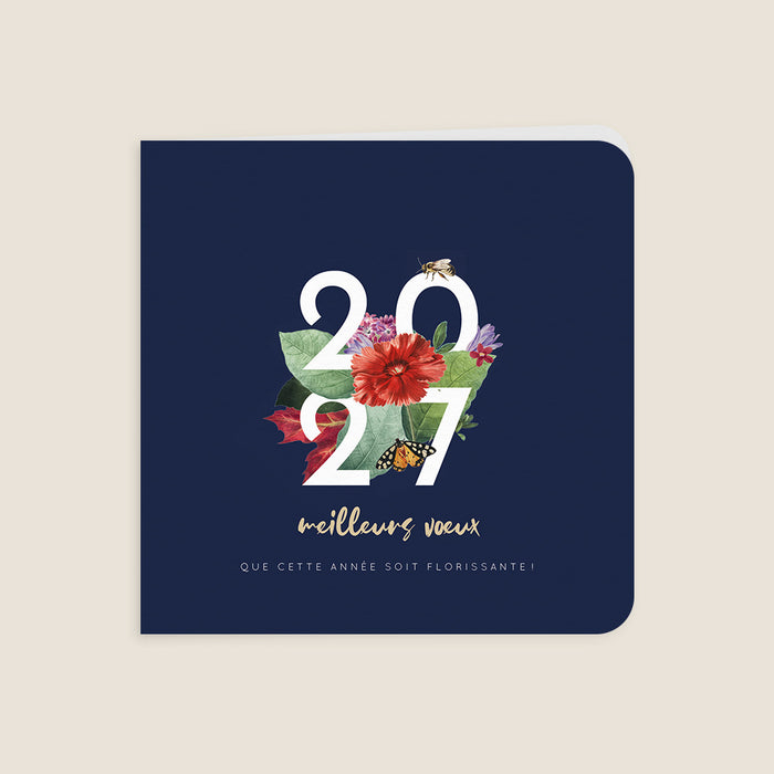 Cartes de Voeux Mairie Une Nature Florissante