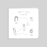Zeitleiste Line Art