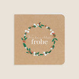 Grüße und pflanzliche Krone