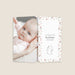 Faire-part naissance pictogramme Lapin et Cadre Liberty