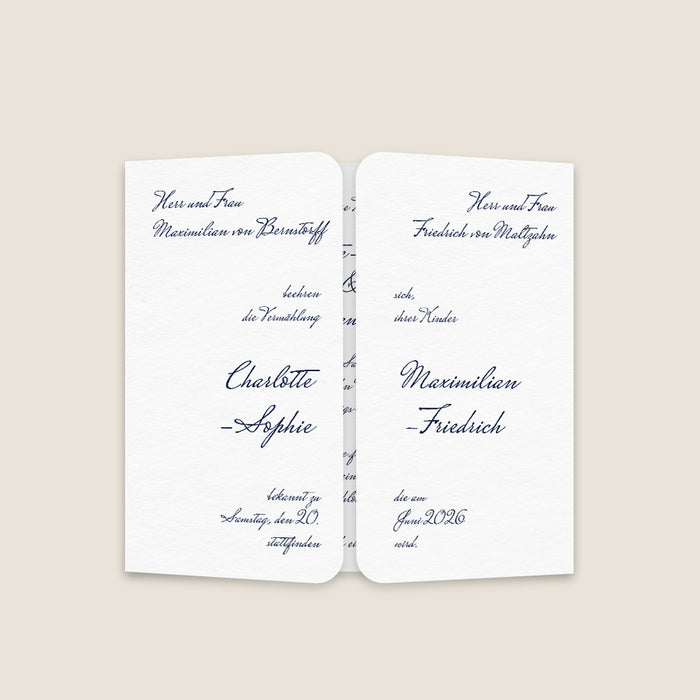 Hochzeitseinladungen Traditionell