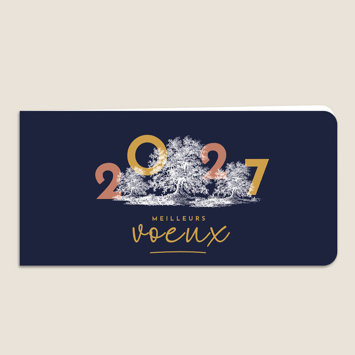 Cartes de Voeux Mairie Voeux Sous Les Arbres