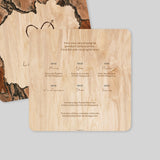 Coeur gravé sur Bois