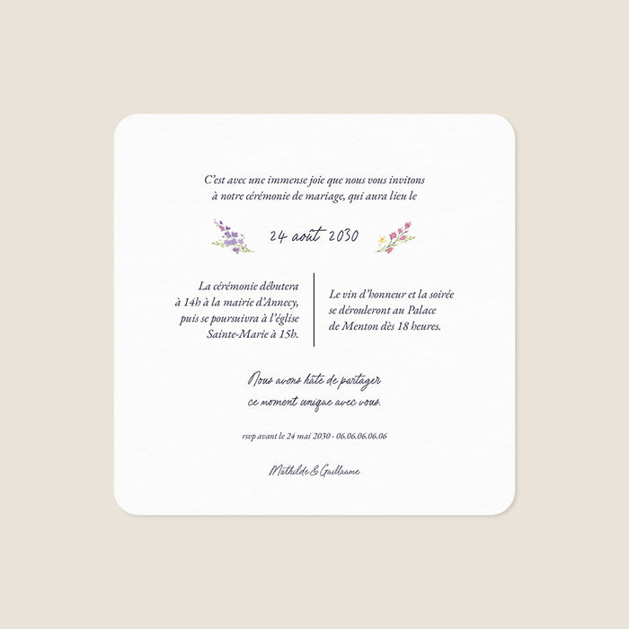 Les iconiques de Planet Cards Couronne de fleurs et aquarelle