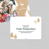 Rentiere im Schnee