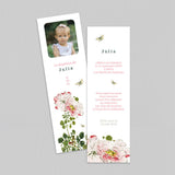 Estampe Papillons et Pivoine