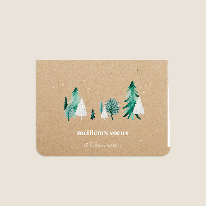 Cartes de Voeux Mairie Sapins et Calendrier