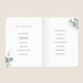 Libretto messa battesimo Croce e Eucalipto