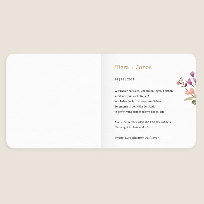 Les iconiques de Planet Cards Blumen im Kranz