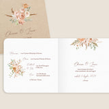 Partecipazione matrimonio Pampas e Fiori Secchi Campestri