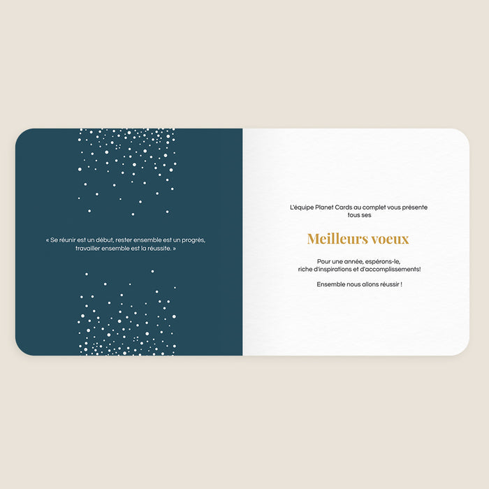 Cartes de Voeux Mairie Année Scintillante