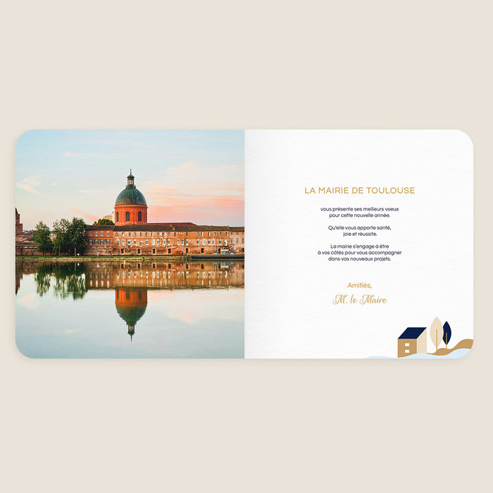 Cartes de Voeux Mairie Voeux de la Ville