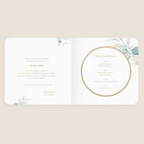 Cercle bois et eucalyptus rose