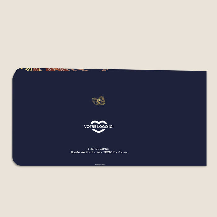 Cartes de Voeux Mairie Nouvelle Année en Fleurs