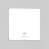Aquarell-Weihnachtsbäume