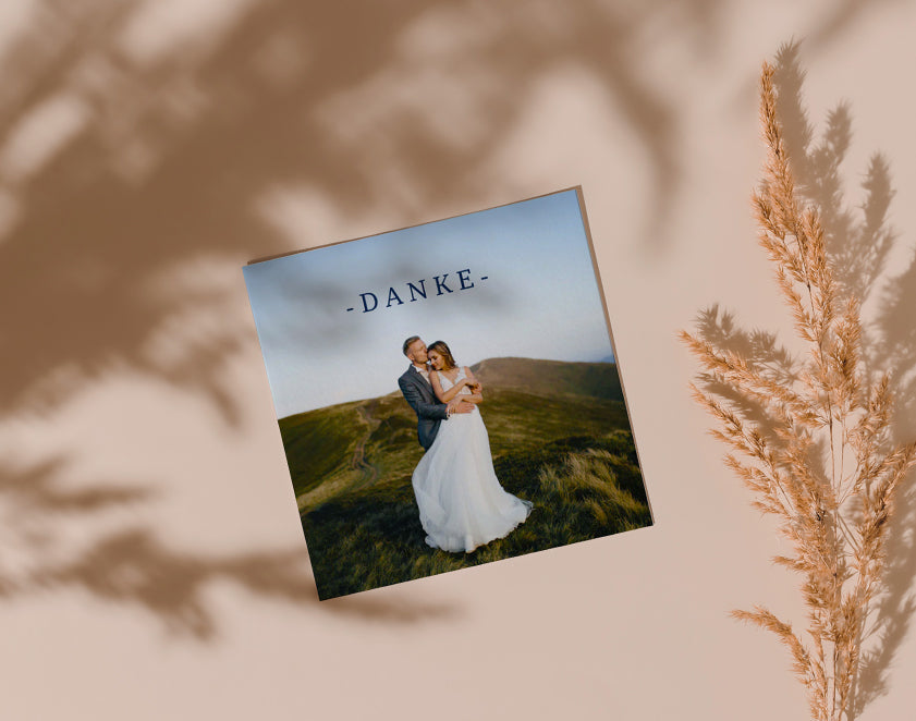 Dankeskarten Hochzeit