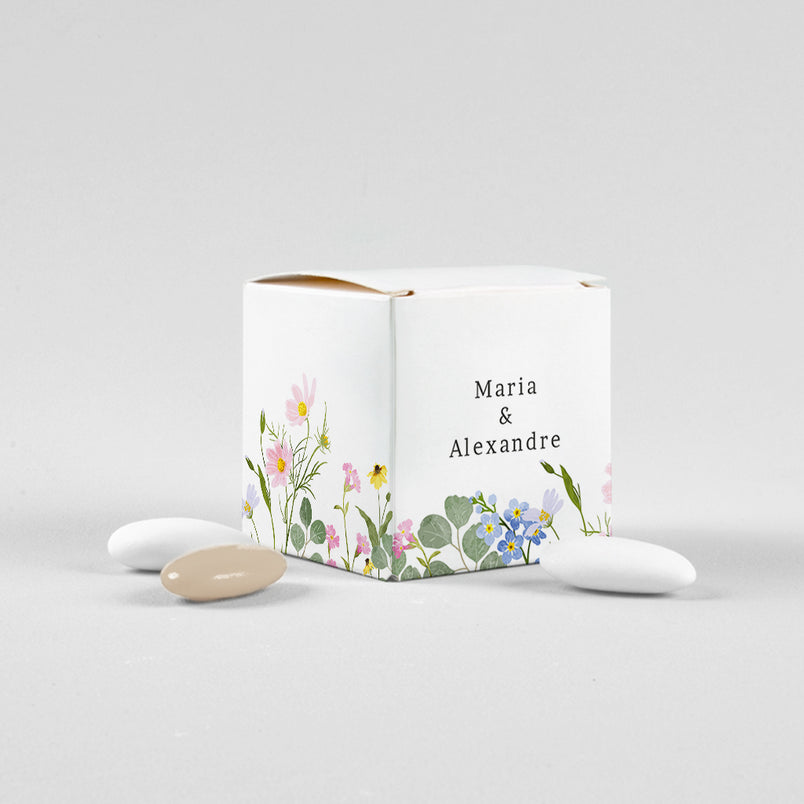 Boîte à dragées de mariage