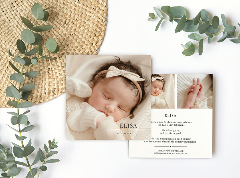 Faire-part naissance