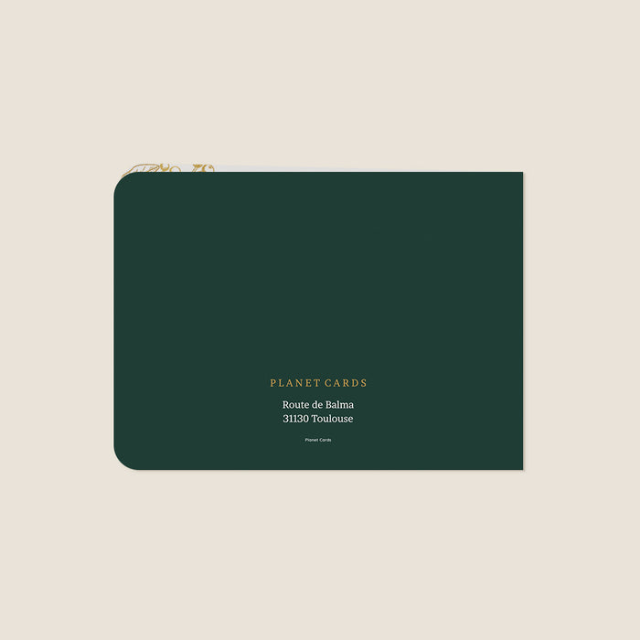 Cartes de Voeux Mairie Végétation Festive