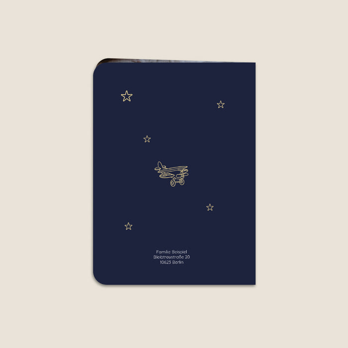 Geburtskarten Mädchen Reisepass Kleiner Weltenbummler