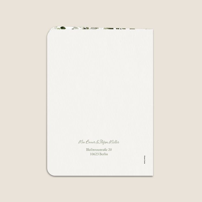 Hochzeitseinladungen Zartes Pflanzengerüst