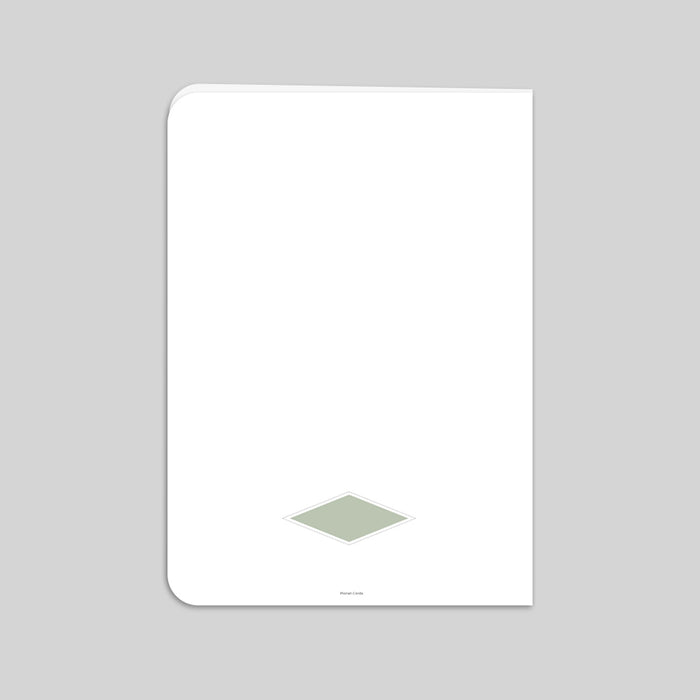 Libberto Account Card Libretto della messa nuziale di Gatsby design — Planet Cards