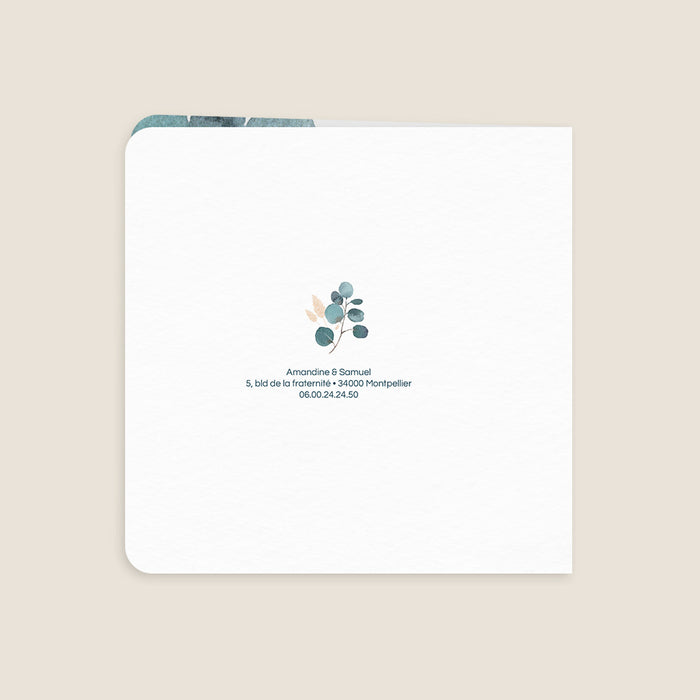 Les iconiques de Planet Cards Couronne eucalyptus et fleurs séchées