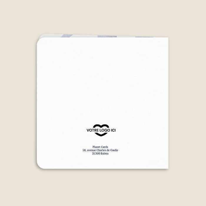 Cartes de Voeux Mairie Givre et Flocons