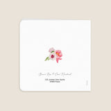 Initiales et bouquet