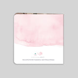 Ozean und rosa Aquarell
