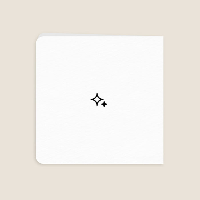 Xmaskarten Gefaltetes Quadrat 14 x 14 cm
