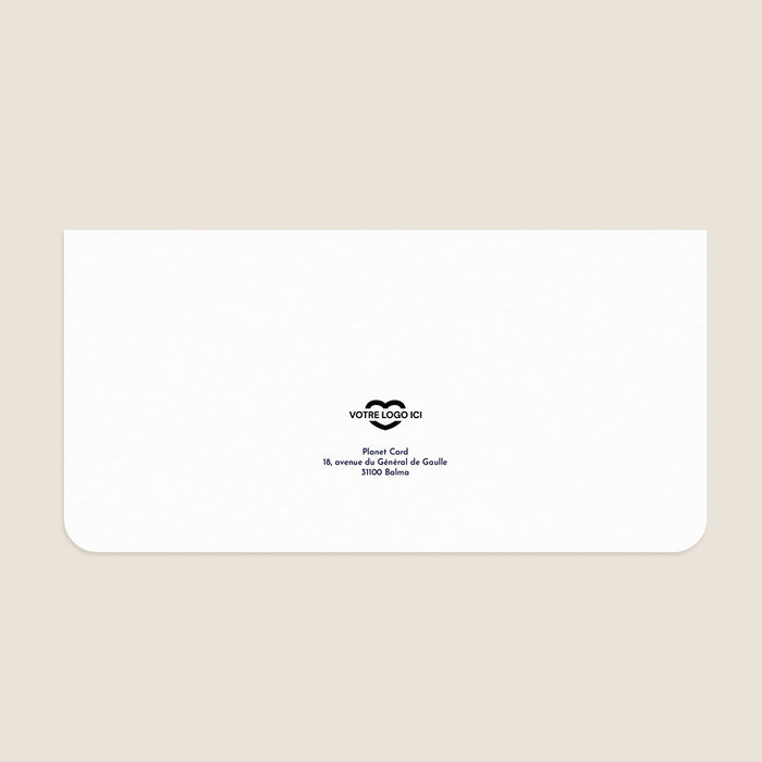 Cartes de Voeux Mairie Calendrier et lignes abstraites