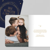 Goldene Weihnachtssterne