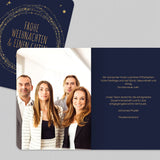 Goldene Weihnachtssterne