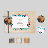 Blumiges Holz