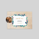 Blumiges Holz