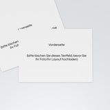 Gefaltetes Querformat 14.5 x 10.5 cm - Selbst gestalten