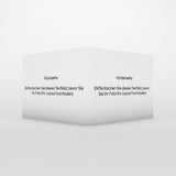 Gefaltetes Querformat 14.5 x 10.5 cm - Selbst gestalten