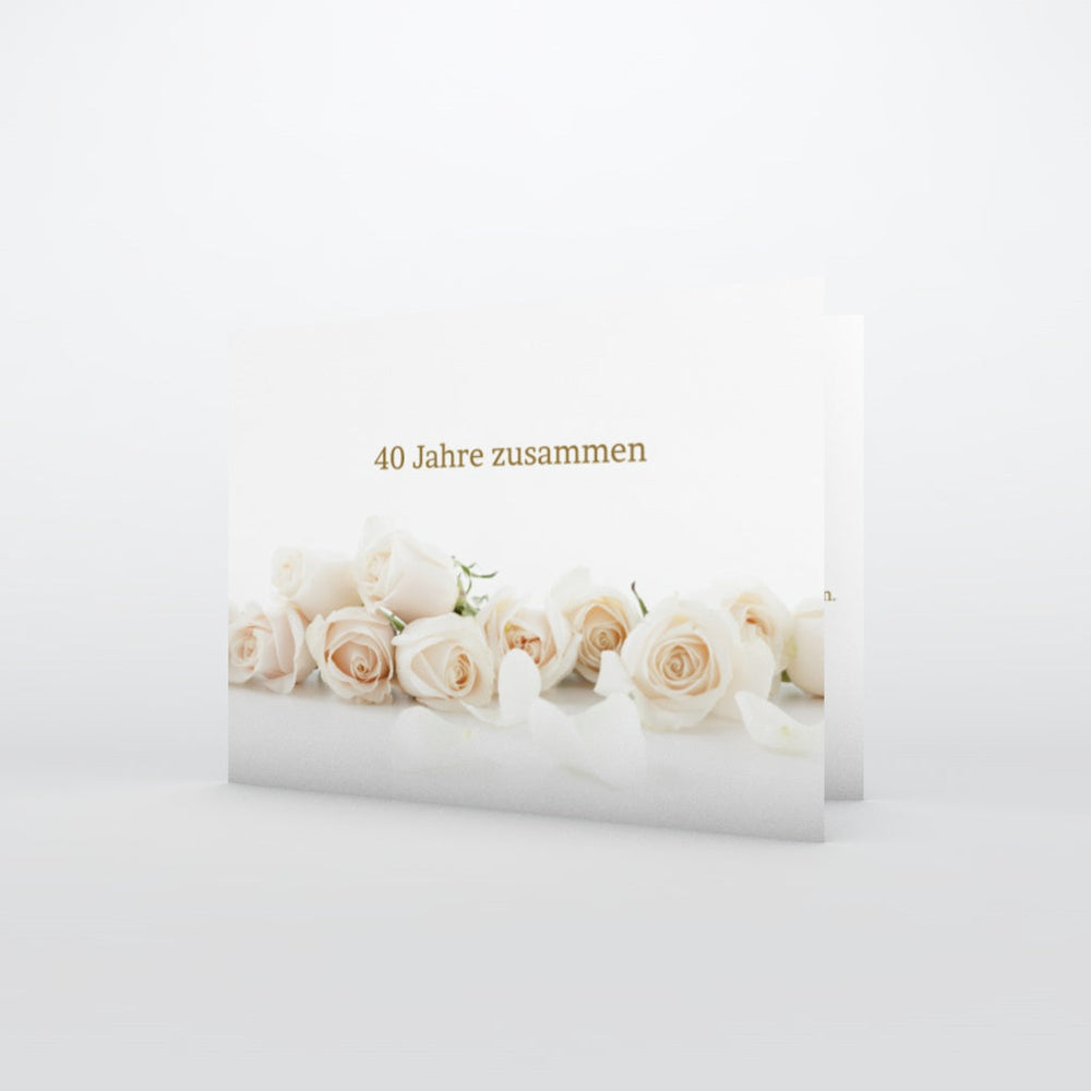 Hochzeitsrosen in Creme