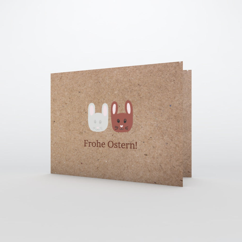 Graues und braunes Häschen