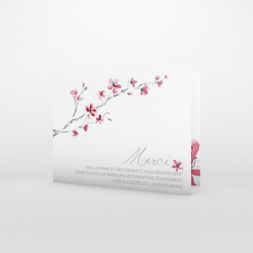 Branche cerisier aquarelle