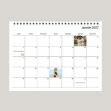 Calendrier photo A4 paysage double