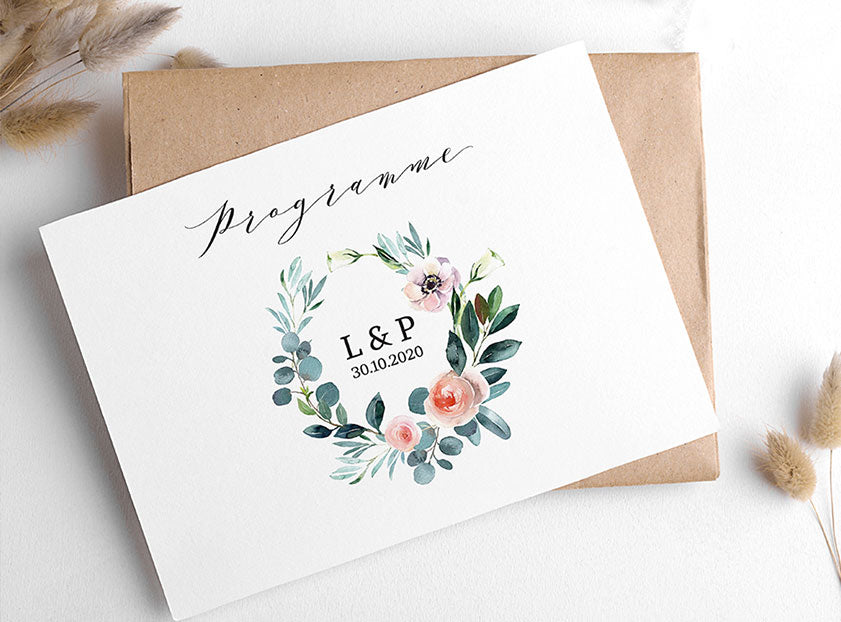 Programme de mariage