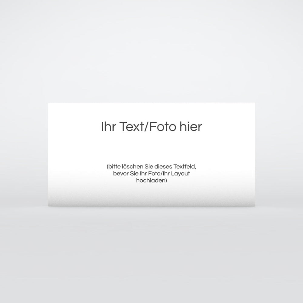 Querformat Einseitig 21 x 10.5 cm - Selbst gestalten