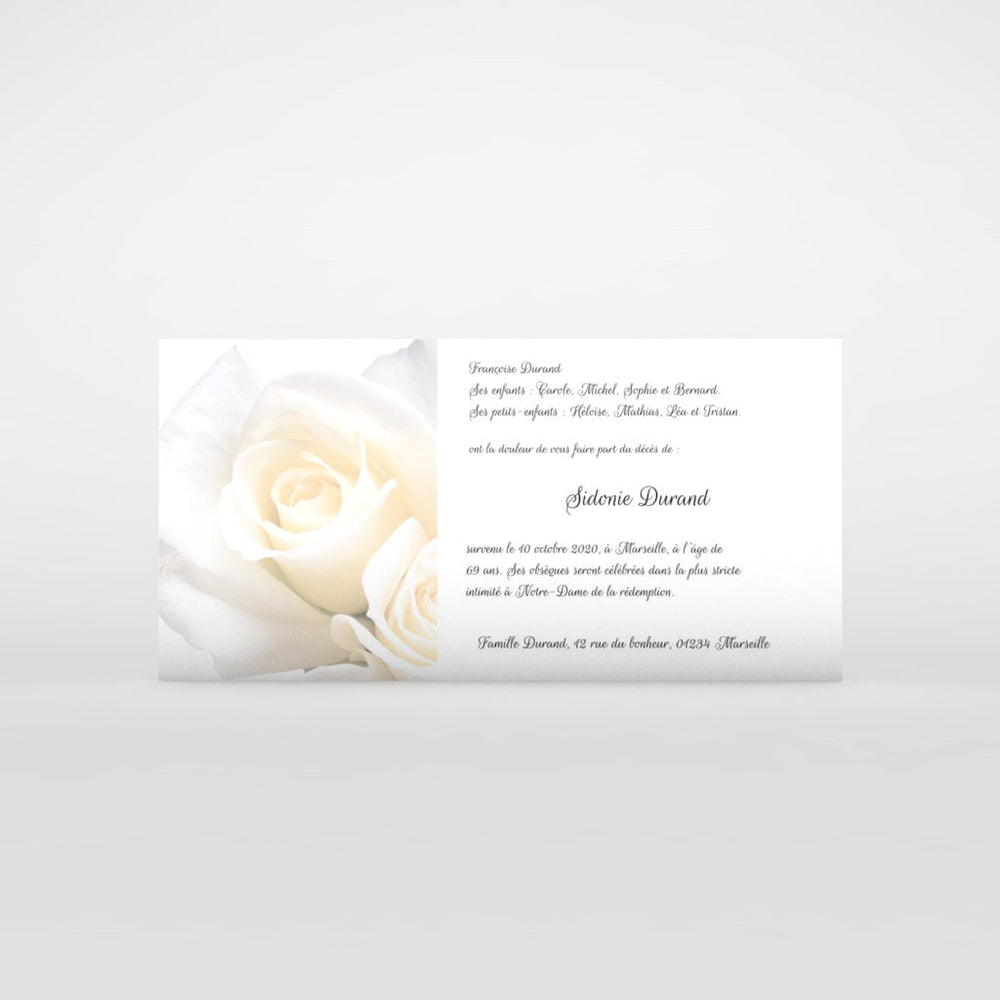 Paix et roses blanches
